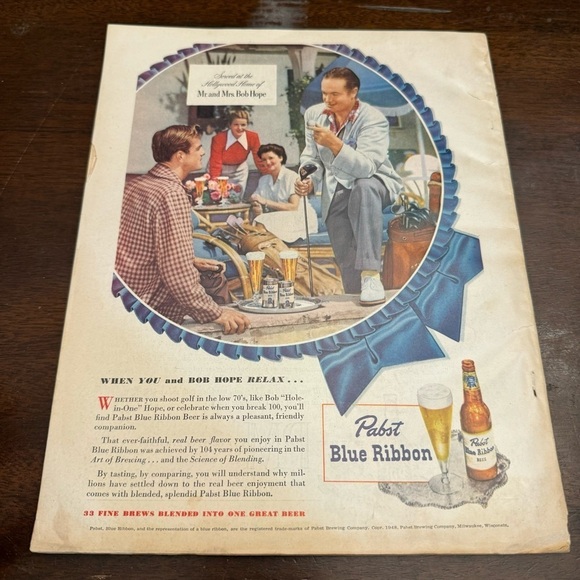 Sport Magazine July 1948 Ewell Blackwell Olsen Lou Boudreau MLB Schedule - Picture 11 of 11